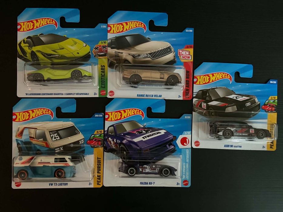 Hot wheels 5 sztuk