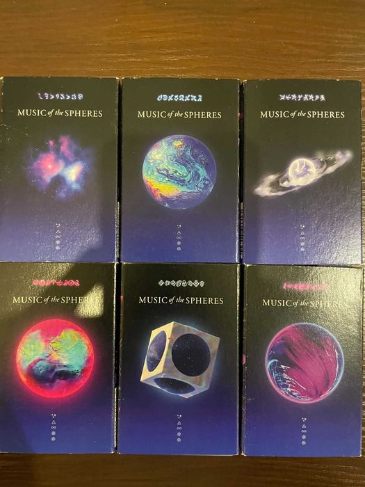 Coldplay – Music of the Spheres-komplet 6 kaset, wysyłka gratis