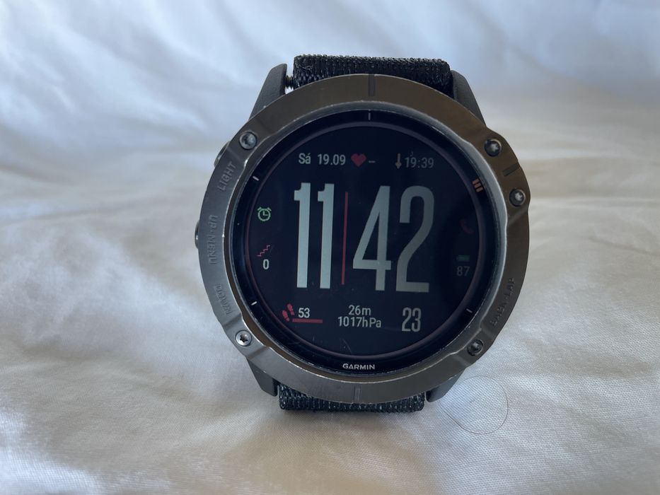 Garmin Fenix 6x pro solar + garmin POD
