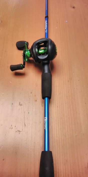 Conjuntos de casting
canas de 4 secções,180 m.