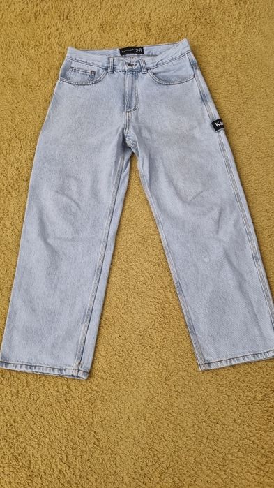 Szerokie spodnie męskie Kamuflage