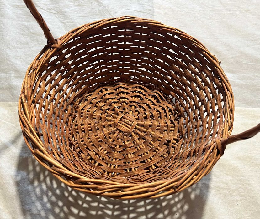 Cesto verga redondo 27cm diâmetro