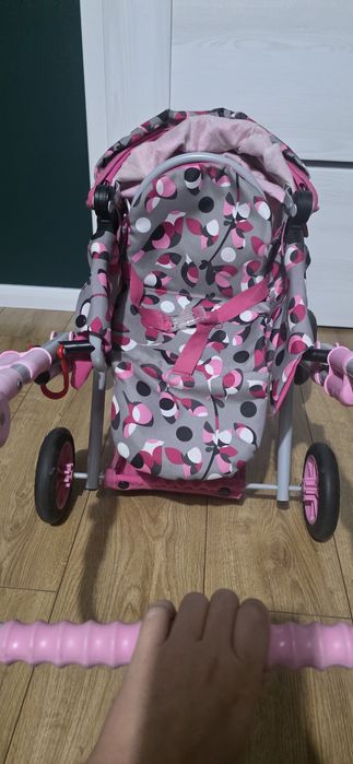 Wózek dla lalek 2w1  głęboki i spacerowy