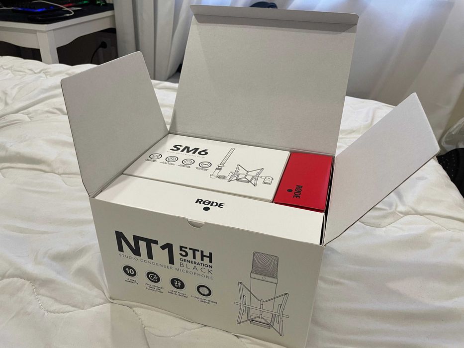 KIT Microfone Studio NT1 Gen5 (Black Rode) - [NOVO!]