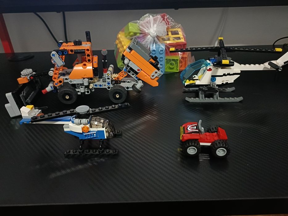 Conjunto de legos 30471 60131 42060 duplo e moto 4