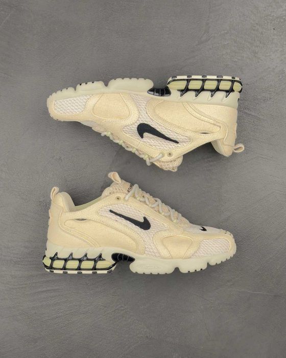 Кросівки Nike Air Zoom Spiridon Cage 2 Stussy Fossil