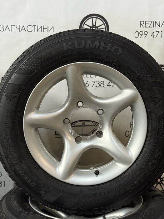 Колеса в зборі 215/65 R16 Kumho (зима),диски 5х139.7 R16