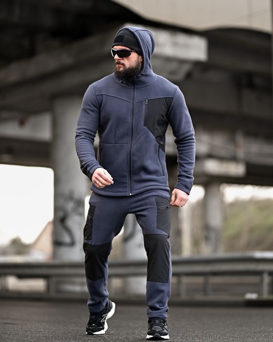 Стильный спортивный костюм мужской, спортивний костюм флісовий