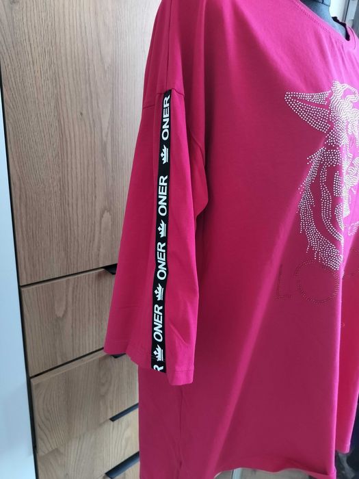 Bluza bluzka damska 46 turecka z klasą tył dłuższy Freestill lampas