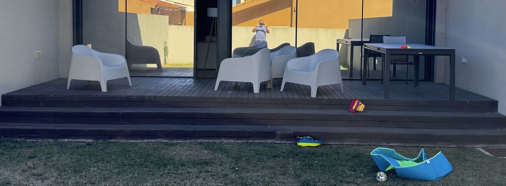 Deck de madeira Ipê – 21 m²