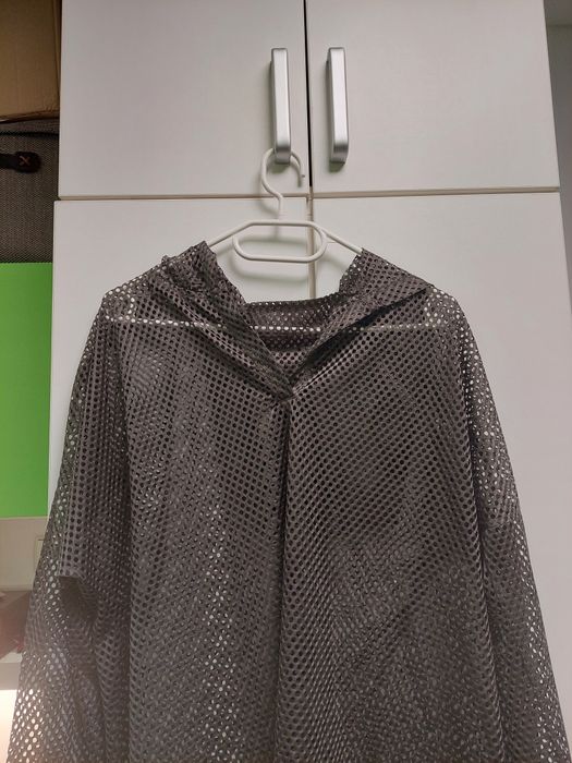 Bluza z kapturem siateczka, z dziurami, dziurkami okrągłymi oversize