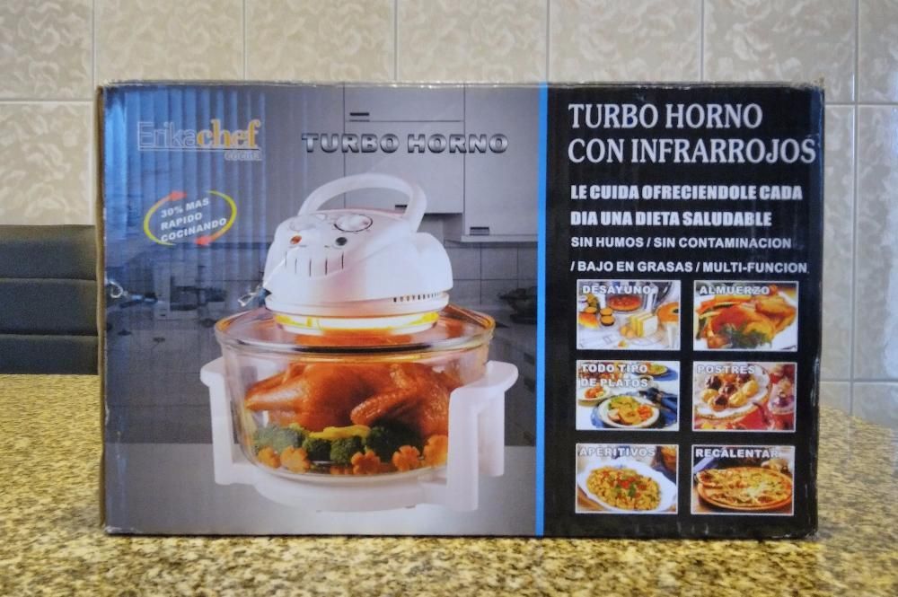 Forno Turbo, Sistema 100% Halogéneo, 100% Saudável