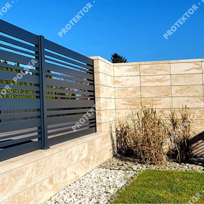 pustak ogrodzeniowy brama palisada murek fasada płot cegła podmurówka