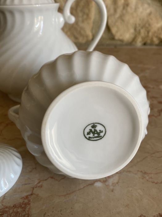 Bule e açucareiro Vista Alegre Sagres