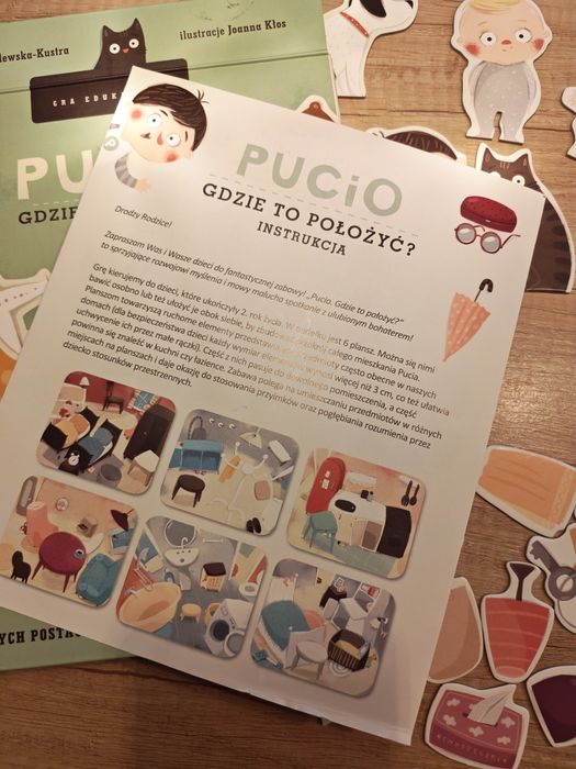 Pucio. Gdzie to polożyć? Gra planszowa