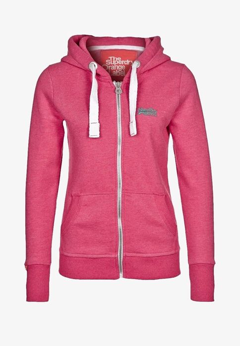 Жіноча толстовка рожева преміум-бренд Superdry L