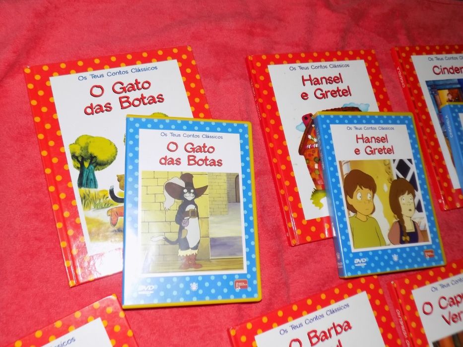 Coleção "Os teus contos clássicos"+ DVDs