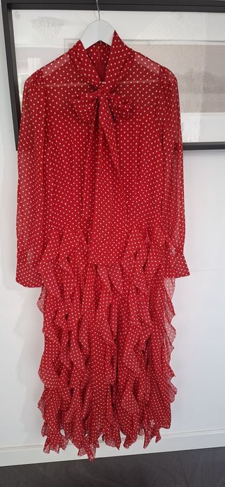 Sukienka w groszki babylon outlet m 38 nowa
