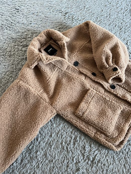 kurtka z sztucznym futrem