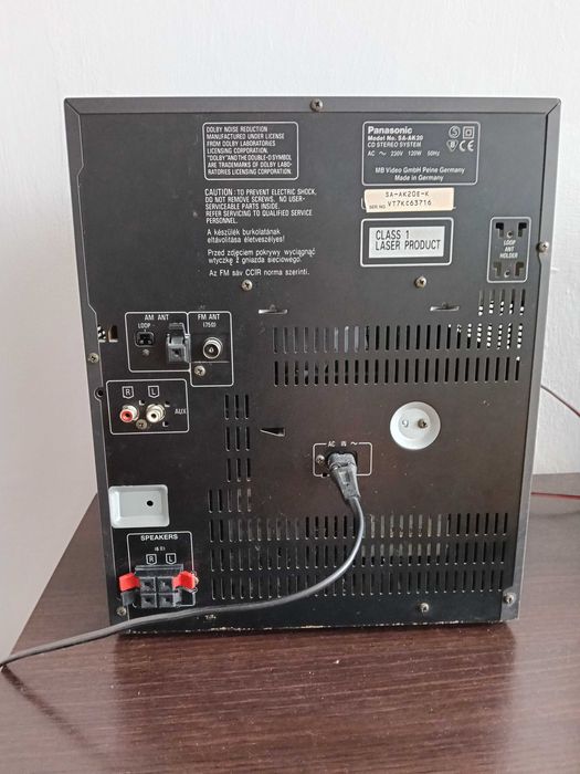 Wieża stereo panasonic