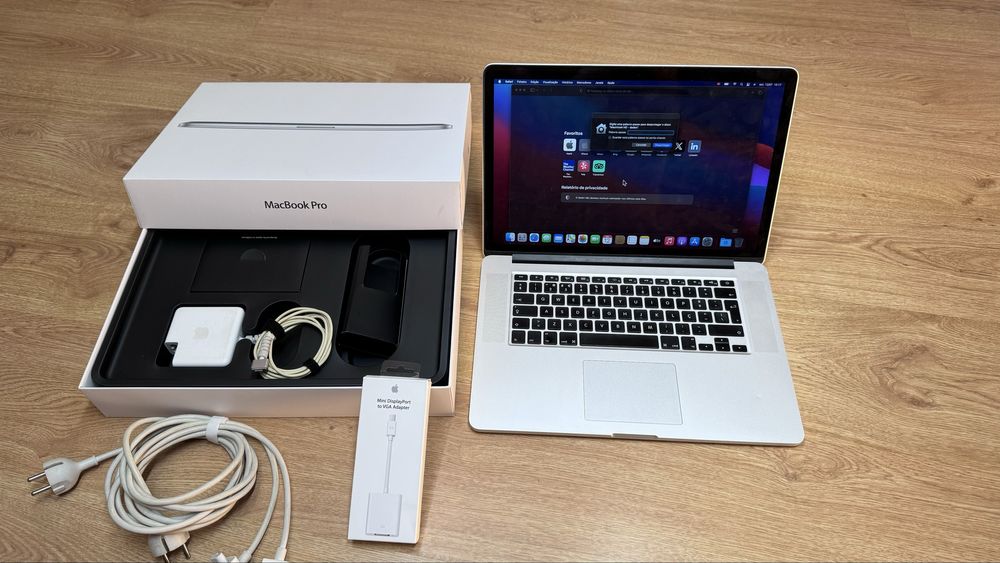 Mac book pro 15 “ ano 2014