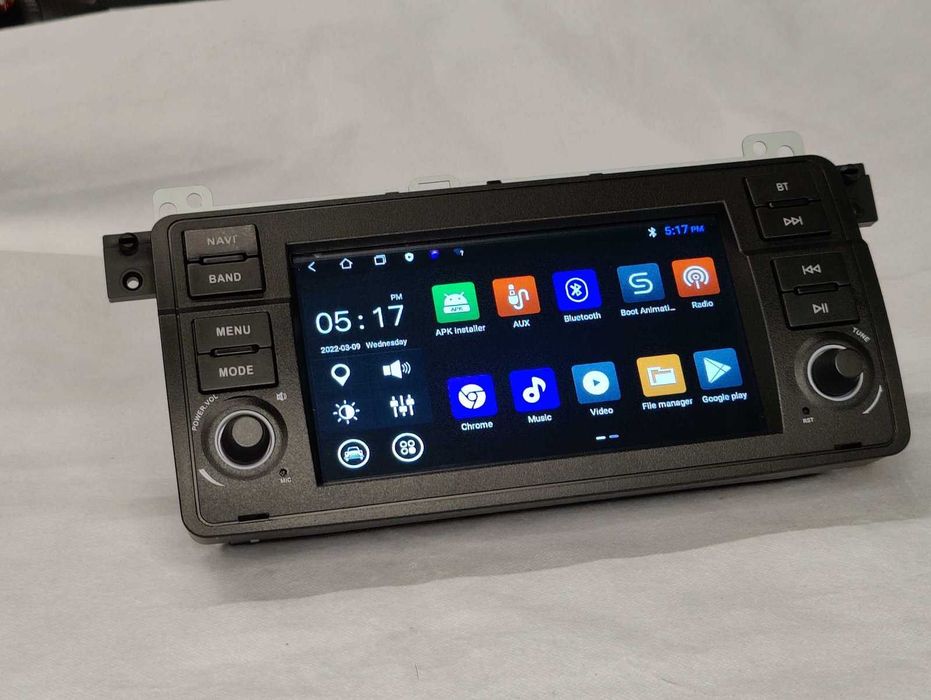 BMW E46 Rádio Android CarPlay Android Auto sem Fios – GPS Wi-Fi