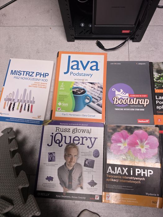 Zestaw ksiazek programowanie - java, php, jquery, bootstrap