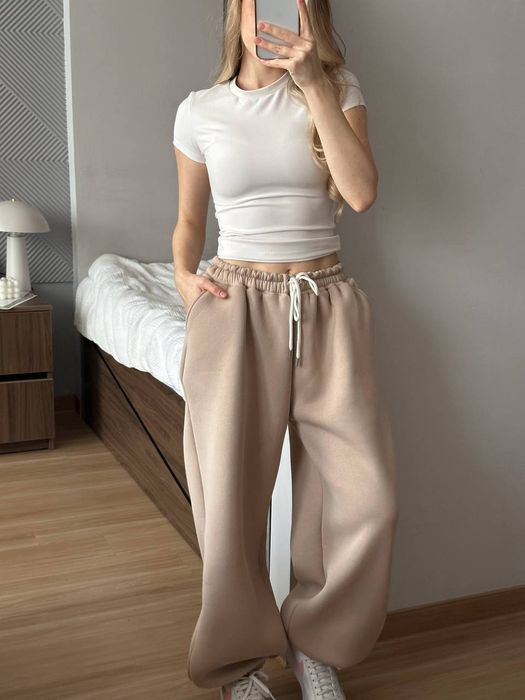 Теплі жіночі штани на флісі