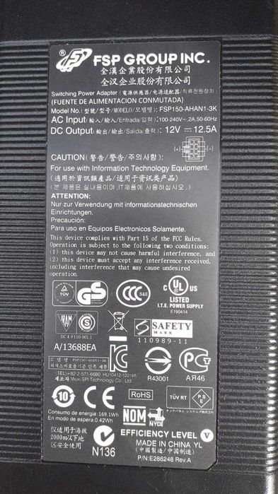 Блок живлення Cisco (DELTA) 12V 12.5A