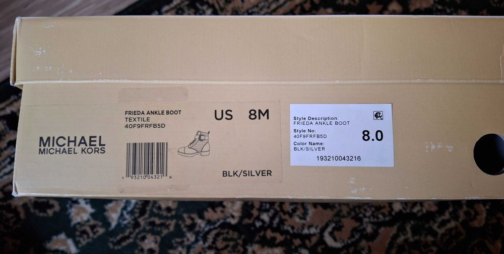 Michael Kors Frieda Tweed Booties botki  rozmiar 38,5 cm plus gratis