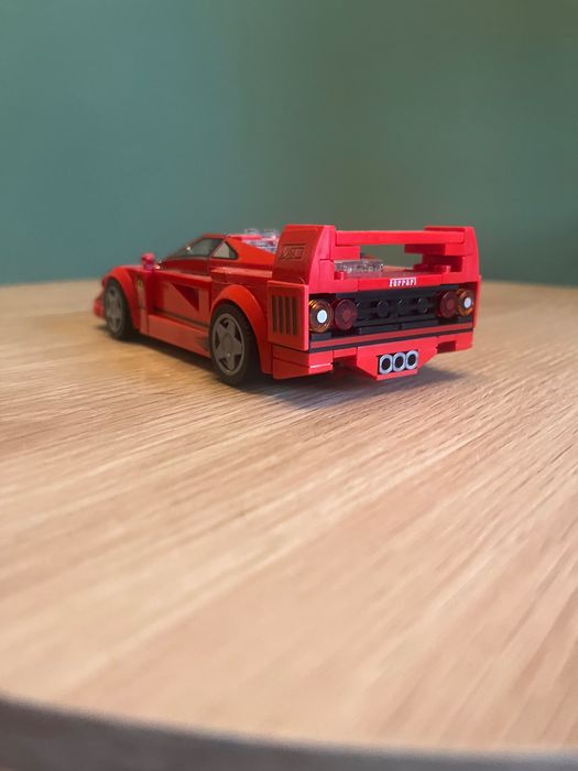 Lego speed chempions Ferrari f40 czerwone