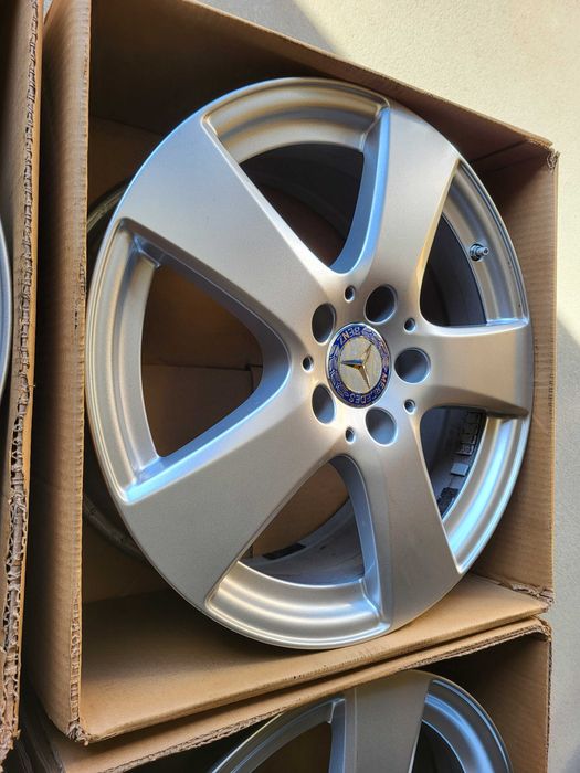[579] Felgi aluminiowe Oryginał MERCEDES 17 Cali 5x112 ET48,5 KLASA C