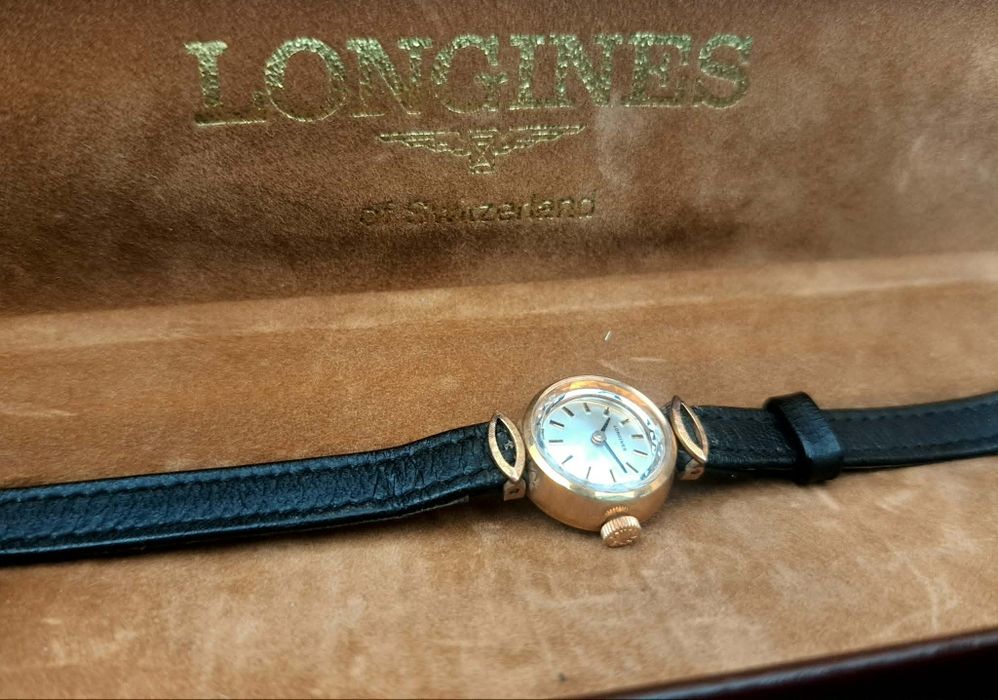 Relógio longines mecânico a funcionar