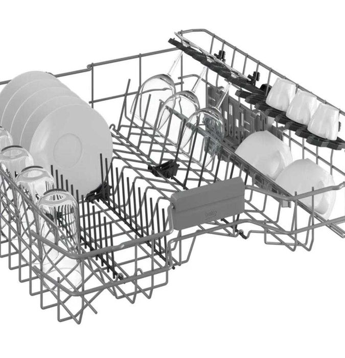 Zmywarka Beko 60cm, wolnostojąca, srebrna, z szufladą na sztućce