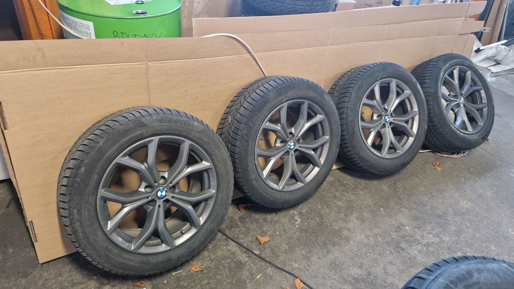 Kola zimowe 19" BMW X5, opony Pirelii jak nowe z 2024r