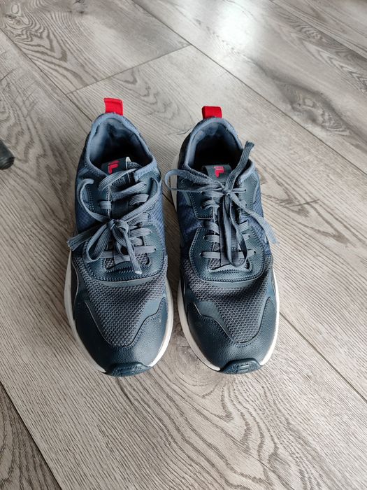 R.43 fila sneakersy granatowe półbuty męskie sportowe
