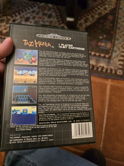 Taz mania Sega Portugal