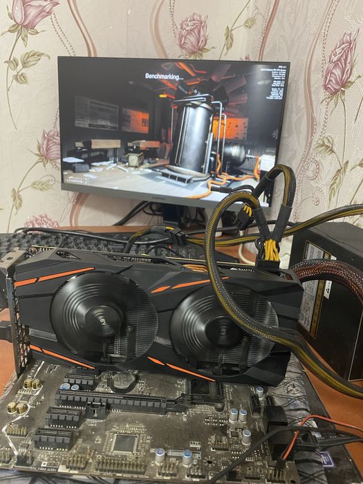 Відеокарта Gigabyte RX 570 8gb OC з коробкою!