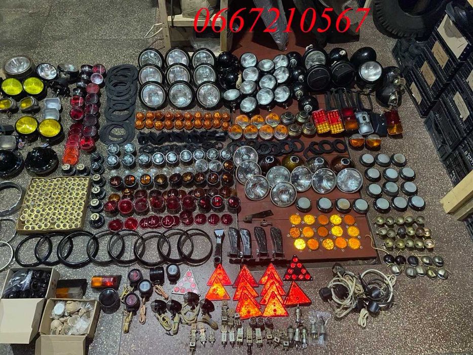 Фонарі, фари, оптика Газ 53, Газ 66, Газ 3307, Газ 52, Зіл, Уаз, Волга