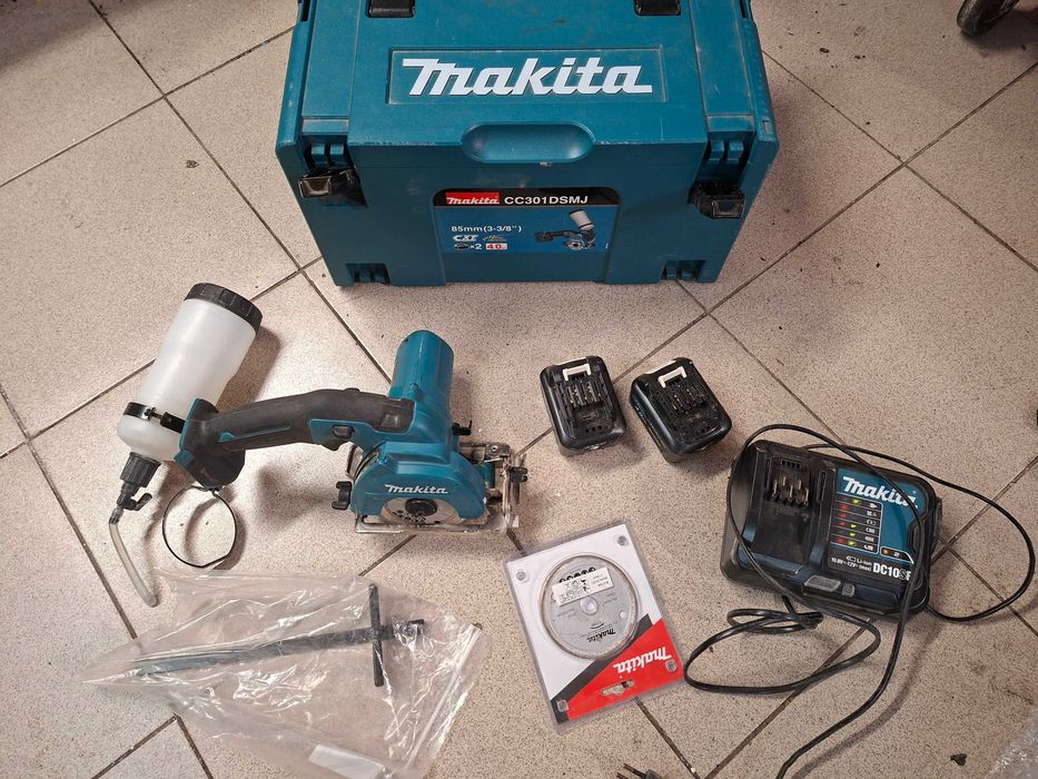 makita Piła cc301 przecinarka zestaw