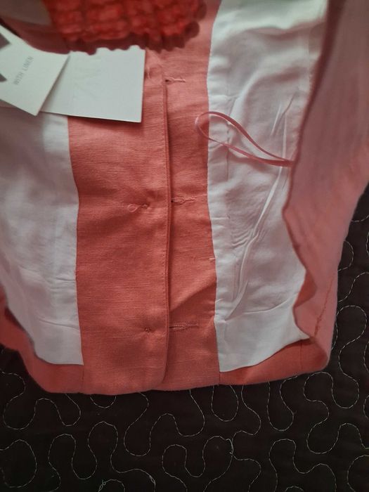 Top halter z lnu Zara