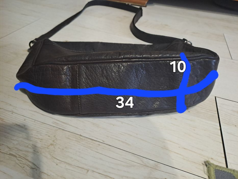 Torebka listonoszka Ochnik skora