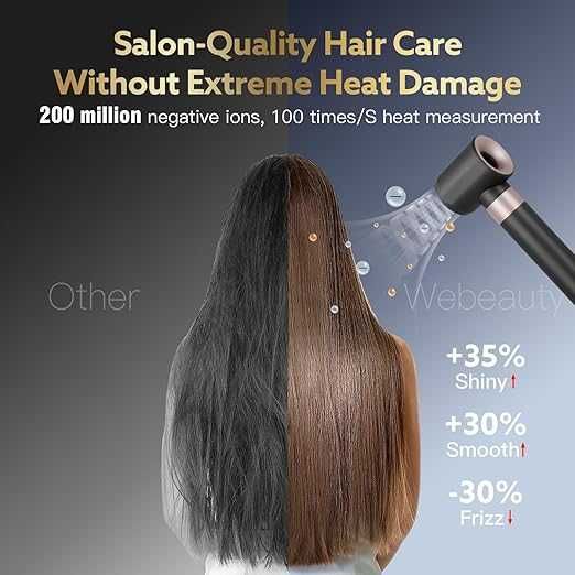 Webeauty suszarka i lokówka do włosów F9 200 milionów jonów ujemny 3w1