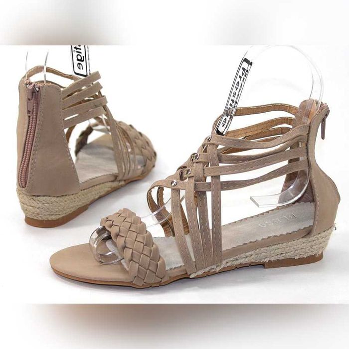 Sandały rzymianki 40 espadryle NOWE