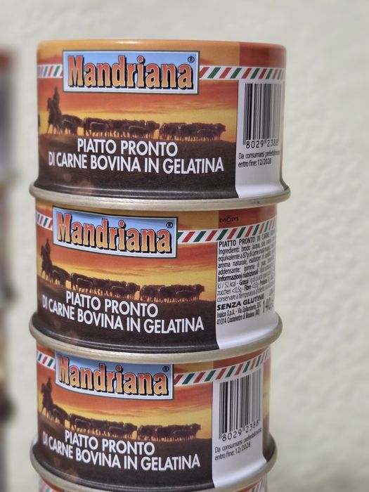 Мясна консерва. Тушонка. Італія