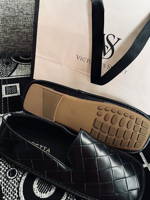 Плетёные балетки лоферы Loretta Trend  (by Bottega Venetta) Intrecciato.