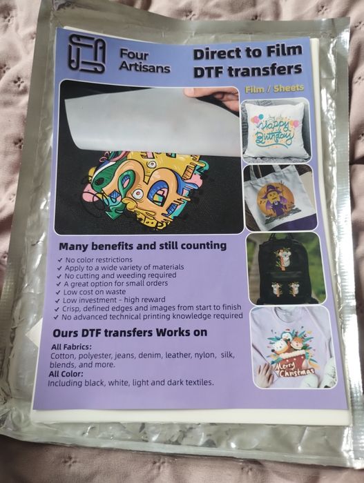 Papier transferowy do tkanin, A4