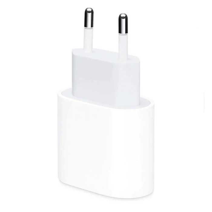 Мережевий зарядний пристрій 20W USB-C швидка зарядка для iPhone, iPad, AirPods, Sumsung, адаптер, блок живлення