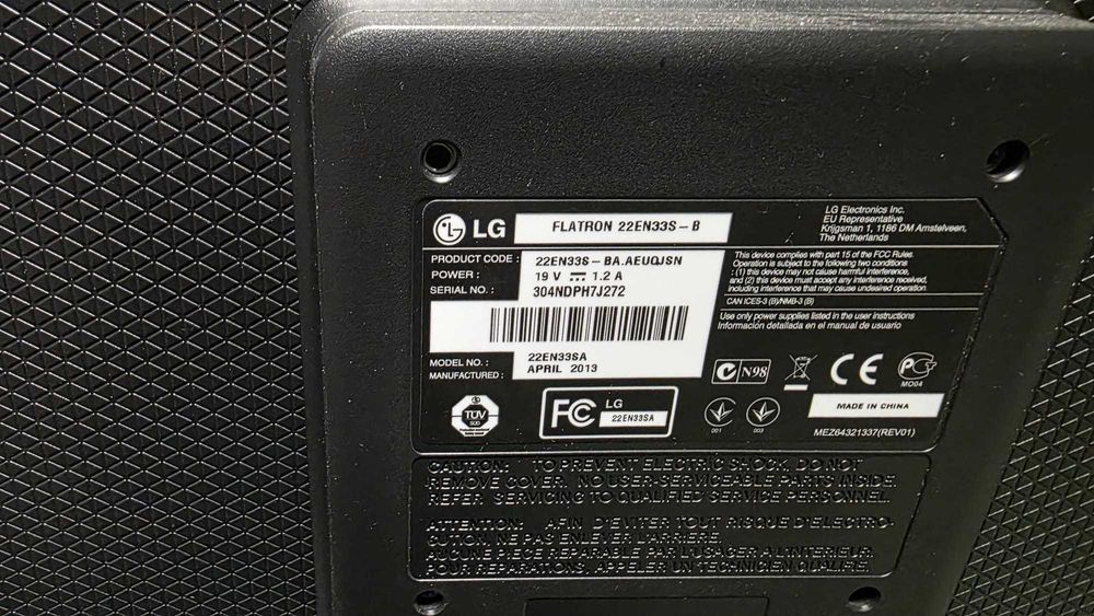 Monitor LG 22" 22EN33S