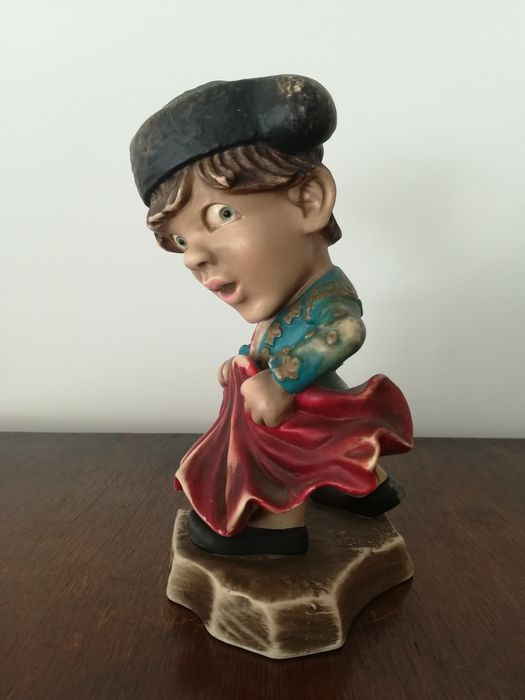 Figura Toureiro Faiança Portuguesa Miderâmica Anos 1960/70